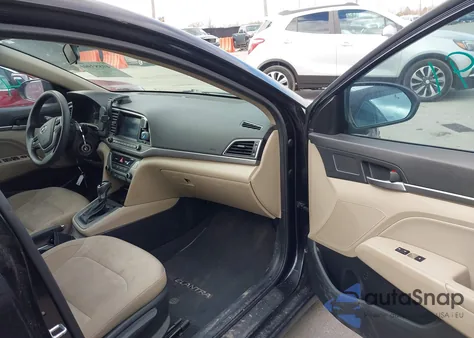 2018 Hyundai Elantra Sel from USA, damaged, VIN KMHD84LF6JU493349